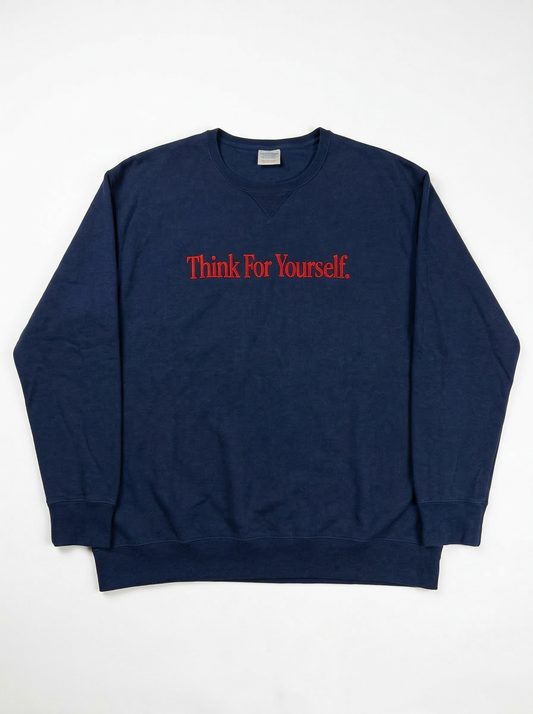 Think for Yourself Crewneck - Navy